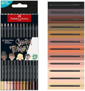 Faber-Castell Colour Pencils Black Edition - Skin Tones x 12