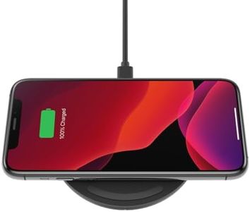 Belkin WIA001btBK Wireless Charger,Black, Pad 10 Watts