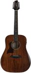 Sawtooth Mahogany Series Left-Handed 12-String Solid Mahogany Top Acoustic-Electric Dreadnought Guitar