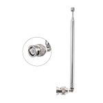 Vecys BNC Male Connector Telescopic Antenna 7 Sections VHF UHF 685cm Telescopic BNC Plug Antenna for CB Radio Police Scanner Ham Radio Two Way Radio Mobile Scanner Wireless Microphone