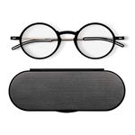 ThinOptics Unisex's Reader Reading Glasses, Black, 44 mm