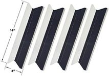 4 PACK Replacement Stainless Steel Heat Plate for BBQTEK GSF2616AC, GSF2616AK, GSF3016E, GSF3016H, GSF3916D, SSS3416TB, SSS3416TC, GSF2616AD-1, Presidents Choice SSS3416TCS, SSS3416TCSN, PC10011023, NG606986 & BOND Gas Grill Models