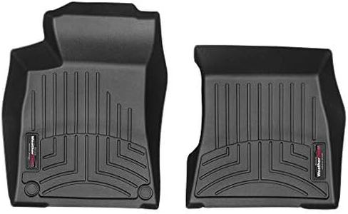 WeatherTech Passgenaue Auto Fußmatten Kompatibel mit Mercedes-Benz A Klasse/CLA | W177 - V177 - C118 - X118 2019-23 | Schwarz|1. Reihe