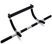 Rubberbanditz Pull Up Bar Workout Bar for Doorway, NO Screws Needed Adjustable Width Locking, Portable Door Frame Horizontal Chin-up Bar, Fitness Exercise & Training Equipment for Home