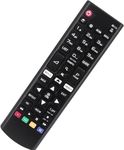 Universal TV Remote Control for LG AKB75095308 Compatible with 43UJ630 43LK6100PLB 43LK5900PLA 43LJ634V 43LJ624V Smart LED