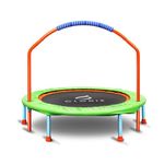 CLORIS Trampoline 38-inch Portable Rebounder Trampoline with Adjustable Foam Handle,Foldable Fitness Body Exercise for Indoor and Outdoor Play Max Load 220lbs