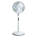 BLACK+DECKER 16" Stand Fan with Remote (White), 16 in. Fan, White