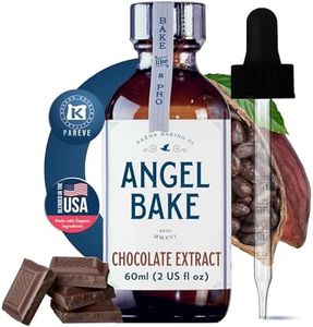 Pure Chocolate Extract for Baking, Mixology, Desserts & Recipes- Kosher, Keto Friendly, Vegan, Gluten-Free Flavoring for Beverages, Cooking- Rich, Aromatic Essence (2 Oz Extract w/ Latex-Free Dropper)
