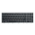 AUTENS Replacement US Keyboard for HP EliteBook 850 G6 / 755 G6 850 G5 / 755 G5 ZBook 15u G5 / G6 Laptop Silver Frame (Backlight)