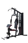 Strongway® Multi Gym with Weights Multifunction Home Gym Machine with 72KG Weight Stack Dual Pulley System Fitness Workout Strength Training
