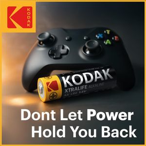 Kodak Xtralife AA Batteries 60-Pack – Long-Lasting Alkaline