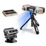 Revopoint MetroY Ultra 3D Scanner, 0.01mm Precision Blue Laser, PTB Certified GD&T & Deviation Analysis System,90 FPS, Wi-Fi 6, Outdoor Scan for 3D Printing, Includes Carbon Fiber Ball Plate, CMM