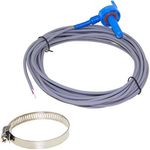 520272 Pool 7790 Temperature Sensor Thermistor Air Water Solar 20' Feet Cable for Jandy Replacement Pool/Spa (10K-ohm Sensor -Includes 2" Pipe Clamp)