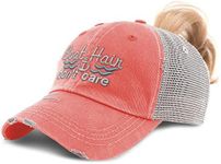 Womens Ponytail Cap Boat Hair Don't