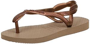 Havaianas Women's Havaianas Luna Sandal, Beige Bronze, 6/7 UK