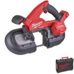 Milwaukee M18 FBS85 Fuel 18v Cordless Brushless Bandsaw 2 x 2ah Li-ion