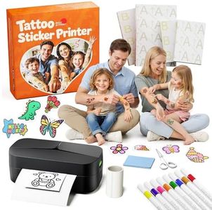 Phomemo TK32 Sticker for Kids Maker Upgrade Kit - Temporary Tattoo Maker, Easy DIY Custom Tattoo in a Minute | Perfect Party Gift for Kids to Create Fun