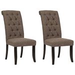 Signature Design by Ashley - Tripton Dining Room Chairs - Set of 2 - Upholstered - Vintage Casual - Set of 2 - Graphite