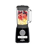 Magimix Blender Power 4 | Quiet Mark Approval | Metal/Glass | 1300W | 1.8L | Black | 11628