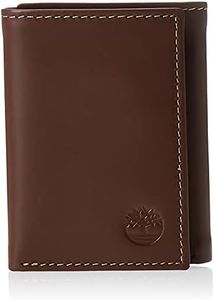 Timberland mens Hunter Trifold Tri Fold Wallet, Brown-(Hunter), One Size