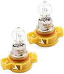 VelvetunVillay Car Headlight Bulbs 4300K 2504 PSX24W Car Auto Headlight Fog Light Daytime Running Light Bulbs 12v 24w
