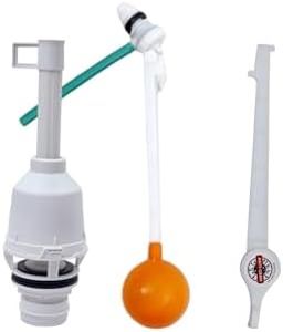 Parryware Slimline Tank Syphon Set- Outlet & Inlet Assembly with knob | E618361099