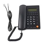 Caller ID Telephone with Dial Keys and Volume Control, Easy to Install for Office, Home, Hotel, Restaurant