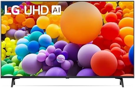 LG 43-Inch Class UT75 Series LED Smart TV 4K Processor Flat Screen AI-Powered with Alexa Built-in (43UT7590PUA, 2024)