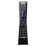 Gvirtue RM-C3231 Remote Control Compatible with JVC Smart 4K LED TV 23342620 LT24C656 LT-24C656 LT24C661 LT-24C661 LT32C660 LT-32C660 LT32C661- No Setup Required - (Netflix and YouTube Buttons)