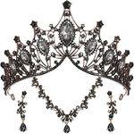 Hicarer 3 Pieces Baroque Queen Crow