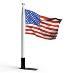 Camco 51600 20' RV Flagpole Telescoping with Foot and US Flag