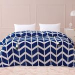 VENTIMI Electric Blanket Queen Size, 84" x 90" Heated Blanket with 9 Heat Levels & 2-4-8-10 Hours Auto Off, Fast Heating Blanket with ETL & FCC Certification, Navy