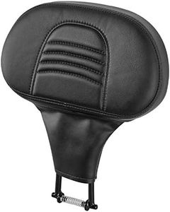 XFMT-moto-part Detachable Quick Release Adjustable Plug-in Driver Rider Backrest Pad For Harley Davidson Touring Road King CVO 2009-2020, Black #4, RP520701