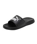 Puma Unisex-Kid Popcat 20 Junior RES Black-White Slide - 6UK (39126101)