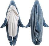 Shark Blanket Hoodie Adult, Wearabl