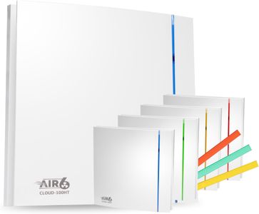 AIR 6 Cloud-100HT Bathroom Extractor Fan – Quiet, High Power