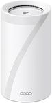 TP-Link Quad-Band WiFi 7 BE33000 Whole Home Mesh System (Deco BE95) | 16-Stream | 2 × 10G + 2 × 2.5G Ports Wired Backhaul, 12 × High-Gain Antennas | VPN, AI-Roaming, 4×4 MU-MIMO, HomeShield (1-Pack)