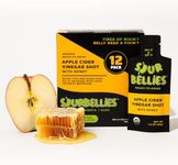 Sourbellies Apple Cider Vinegar Immunity Wellness Shot with Honey, Organic ACV Shot for Digestion Support & Bloating Relief, Ready-to-Drink, On-The-Go Wellness, Gut Health, 1 oz (Pack of 12)