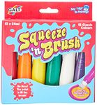 Galt Toys, Squeeze 'n Brush - 12 Classic Colours, Brush Tipped Paint Pens, Ages 3 Years Plus