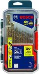 BOSCH 21 Piece Cobalt Metal Drill B