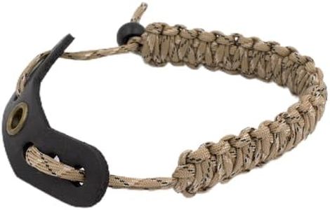 Bow Wrist Sling, 550 Paracord Strap Comfortable on Hand, Fit Compound Bow & Recurve (Desert Camo)