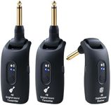 INGPARTNER A9 Wireless Guitar System 2.4GHz Built-in Rechargeable Lithium Battery 270°Rotate Audio Wireless Transmitter Receiver for Guitar Bass Violin Keyboard Electric Instruments (IK-L0AM-OVFE)