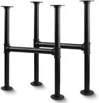 MUZIK 30 Inch Industrial Table Legs