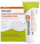 terrasil Jock Itch Antifungal Cream Extra Strength + Jock Itch Soap, Clinically Proven Clotrimazole, Effective Jock Itch Treatment & Relief (50g Tube + 75g bar) 2-Product Care Kit