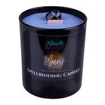 Naturally Wicked Spellbinding Money Candle | Scented Crystal Spell Candle | Inc Unique Candle Gift Box