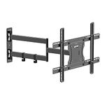 Mount Plus MP-L28-600S Long Arm Full Motion TV Wall Bracket with 28 inch Extension Articulating Arm | Fits Screen Sizes 32 to 65 Inch | Holds up to 60 LBS (28" Extension Single Stud 32" to 65")