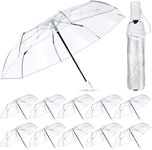 Sanwuta 12 Pcs Transparent Folding 