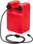 GarveeTech Marine Tank, 6 Gallon Outboard Marine Boat Transfer Tank with 9.8ft Hose, Gauge, I-Shaped Handle, Easy to Carry for Outboard Engine Boats,Fishing Boat, Deck Boat,Yacht