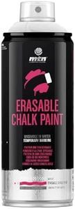 Montana Colors MTN PRO Erasable Chalk Spray Paint, White, 400 ml