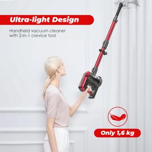 Akitas V10A Cordless Vacuum Cleaner – 450W, 45kPa, 60min Runtime, LED Brush